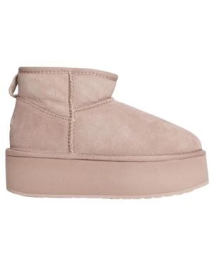 EMU Mandel Flatform Stiefel - Pink