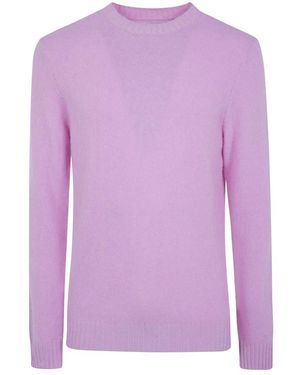 MC2 Saint Barth Round-Neck Knitwear - Violet