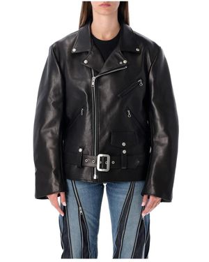 Junya Watanabe Leather Jackets - Negro