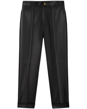 Aeron Leather Trousers - Zwart
