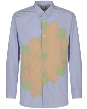 Comme des Garçons Casual Shirts - Blue