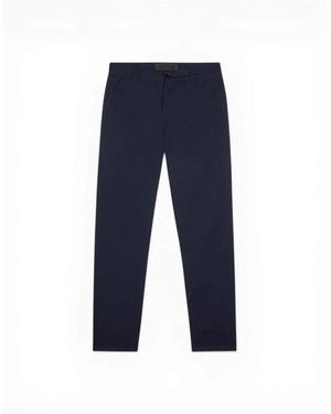 Aspesi Broeken ,Blauw ,Nylon Pantalone Chino Cotone Nylon Comfort