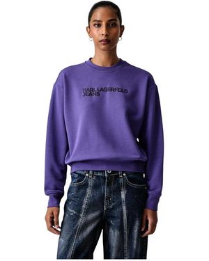 KARL LAGERFELD Sweatshirts - Violet