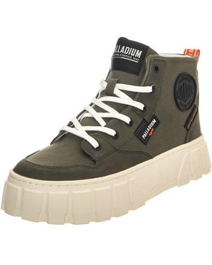 Palladium Hoge Lace-Up Laarzen - Metallic