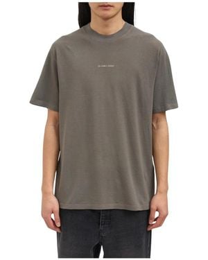44 Label Group Tops ,Grijs ,Katoen Oversized Grafisch T-Shirt