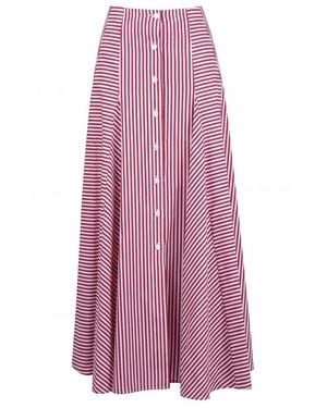 SOLOTRE Midi Skirts - Pink