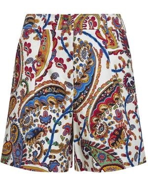 Etro Casual Shorts - Azul