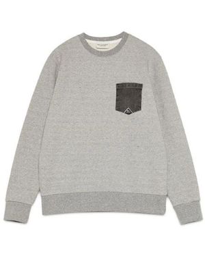 Roy Rogers Grauer pullover mit denim-tasche