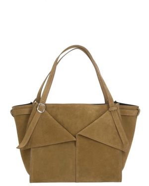 Coperni Tassen ,Bruin ,Leer Belt Cabas