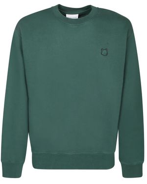 Maison Kitsuné Grüner Sweatshirt Aw23 Lässiger Stil
