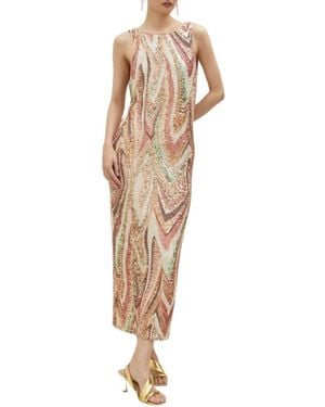 Lola Casademunt Midi Dresses - Metallizzato