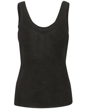 Part Two Sleeveless Tops - Negro