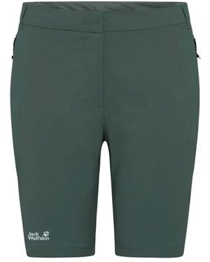 Jack Wolfskin Fitness ,Groen ,Wol Hikeout Shorts