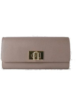 Furla Continental Portemonnee Xl - Bruin