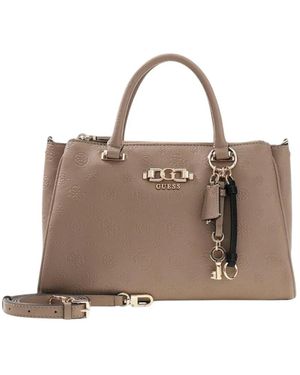 Guess Anise Triple Comp Satchel - Bruin