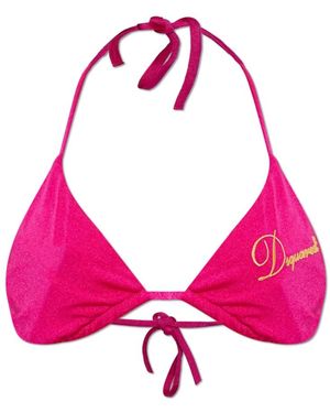 DSquared² Badmode ,Roze ,Triangle Bikini Top