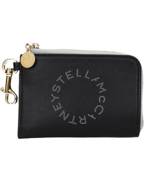 Stella McCartney Münzbörse Mit Schlüsselring - Schwarz