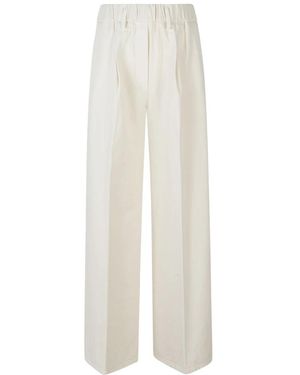forte_forte Wide Trousers - White