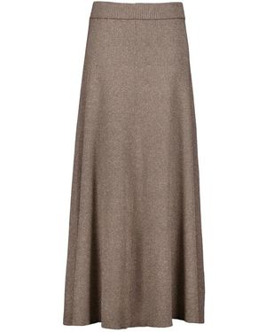 Femmes du Sud Maxi Skirts - Brown