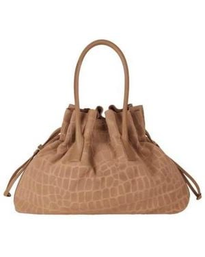 Elisabetta Franchi Bucket Bags - Brown