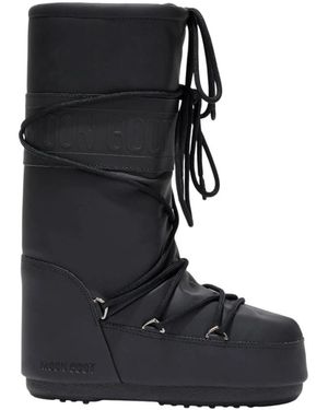 Moon Boot Icon Rubber Laarzen - Zwart