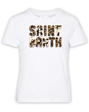 MC2 Saint Barth Tops ,Wit ,Katoen Emilie T-Shirt