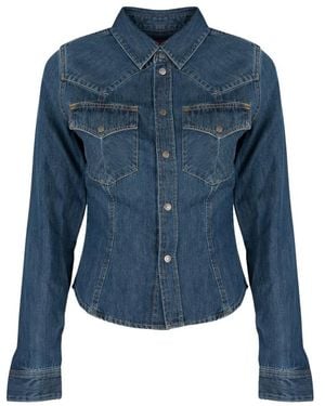 DIESEL Denim Shirts - Azul