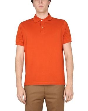 Paul Smith Katoenen Polo - Oranje