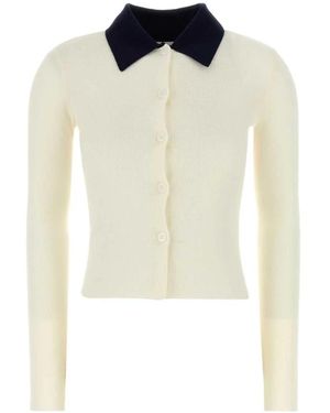Self-Portrait Cardigans - White