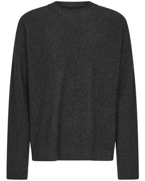 Uma Wang Round-Neck Knitwear - Black