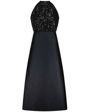 Dea Kudibal Pailletten-Abendkleid Mit Neckholder - Schwarz