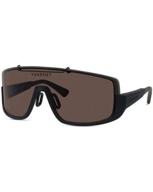 Vuarnet Accessoires ,Groen ,Nylon Racing 06 Zonnebril - Bruin