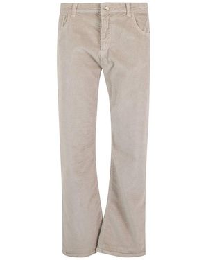 Fay Straight Trousers - Gris