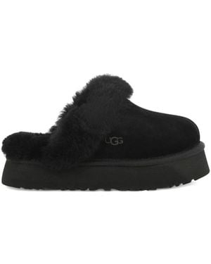 UGG Schoenen ,Zwart ,Wol Disquette Slipper