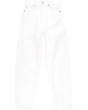 Agolde Straight Jeans - Blanco