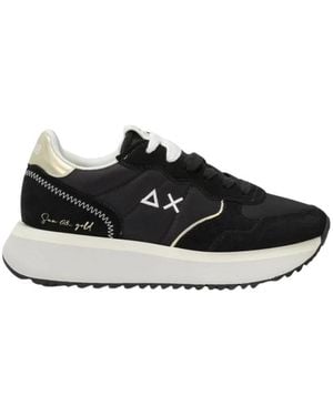 Sun 68 Trainers - Black