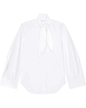 Givenchy Overhemden ,Wit ,Katoen Cocoon Shirt