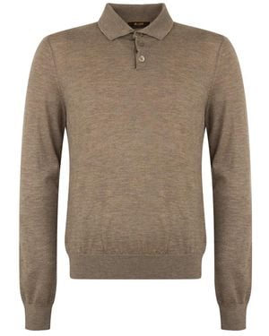 Moorer Polo Shirts - Brown