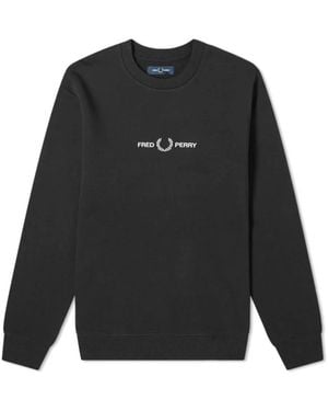 Fred Perry Sweatshirts - Black