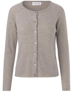 Rosemunde Truien & Vesten ,Grijs ,Wol Aida Alpaca V-Neck Cardigan