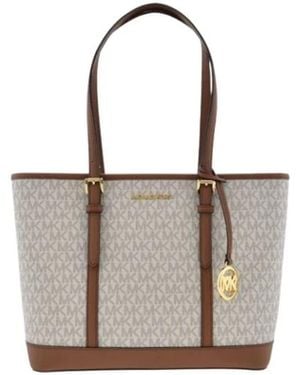 Michael Kors Vanilla logo print tote bag - Grau