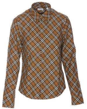 Burberry Shirts - Brown