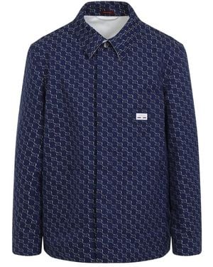 Gucci Cotton Overshirt - Blue