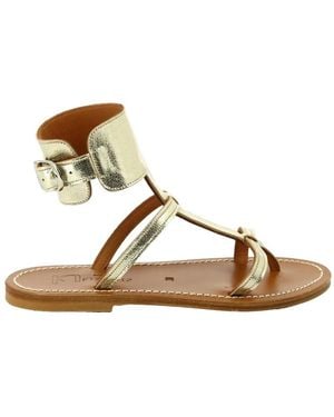 K. Jacques Flat Sandalen - Braun