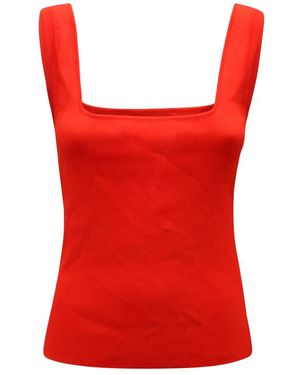 MVP WARDROBE Sleeveless Tops - Red