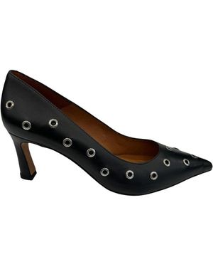 Ángel Alarcón Schoenen ,Zwart ,Leer Adriene Stiletto