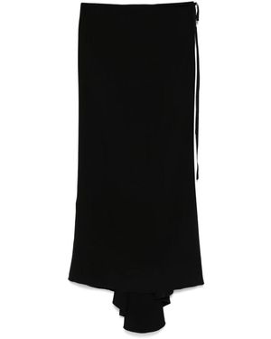 Ann Demeulemeester Midi Skirts - Black