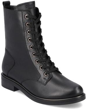 Remonte Lace-Up Boots - Black