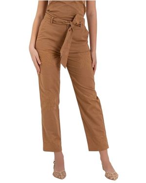 Kocca Straight Trousers - Marrone