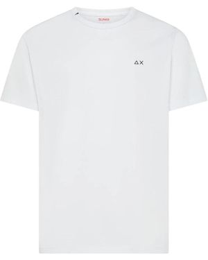 Sun 68 T-Shirts - Blanc